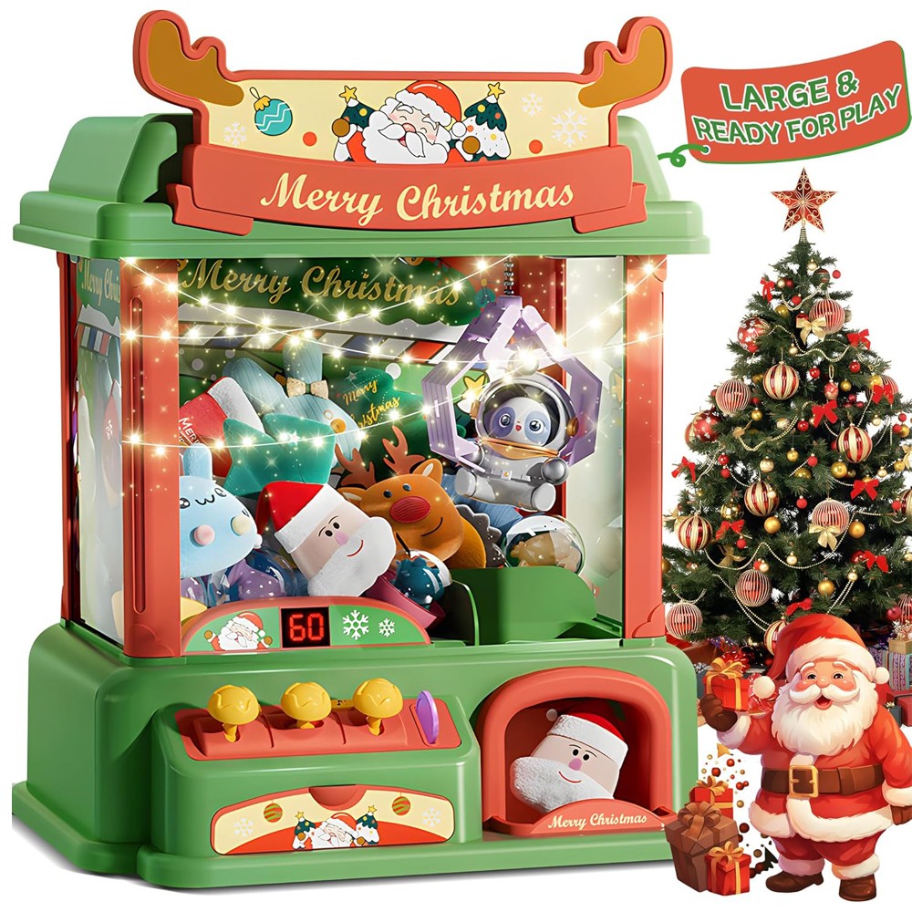 Arcade Vending & Laundry - Mesin cakar Natal untuk anak-anak mesin