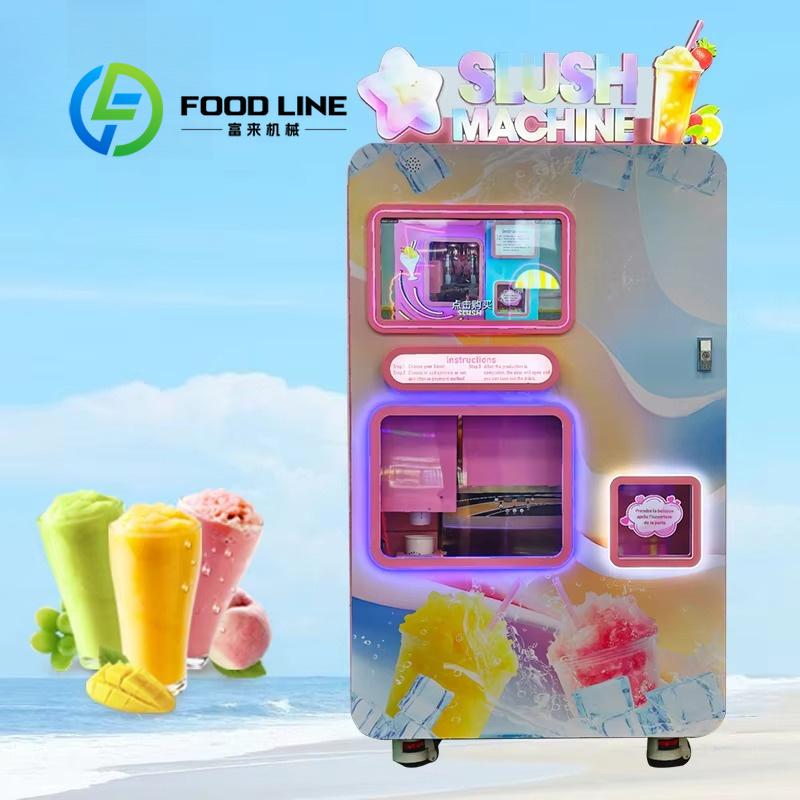 Slushie Machine Vending - Mesin Penjual Slushie yang Dapat Disesuaikan,