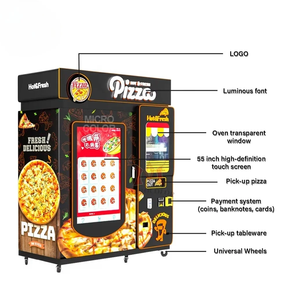 Commercial Vending Machine - Mesin Penjual Pizza Otomatis YG yang