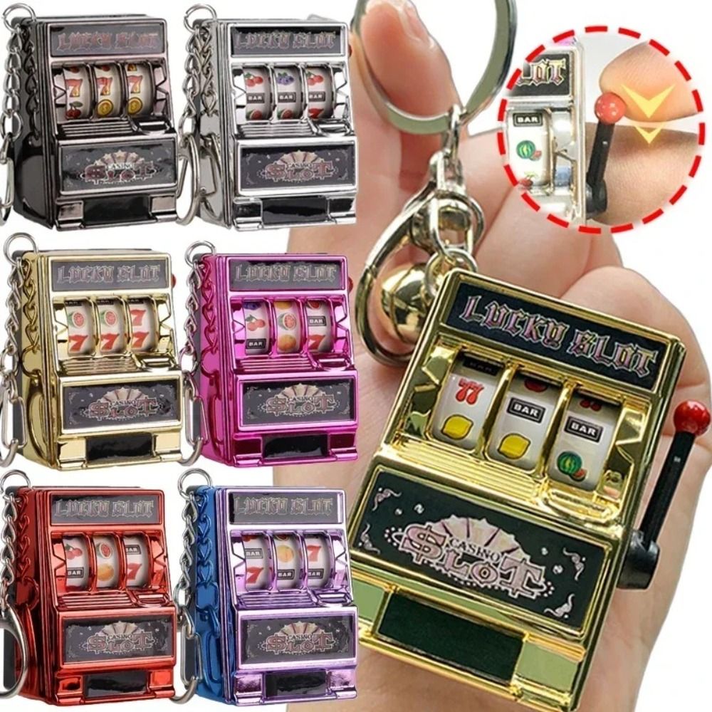 Fruit Slot Machine - Gantungan Kunci Retro Penghilang Stres Permainan