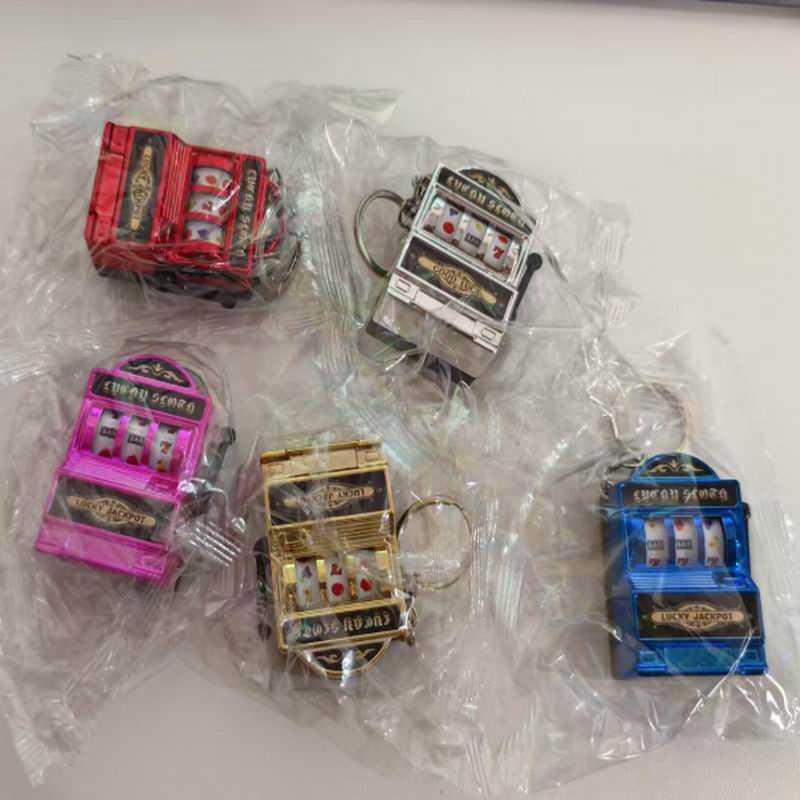 Fruit Slot Machine - 10PCS Gantungan Kunci Mesin Slot Mini