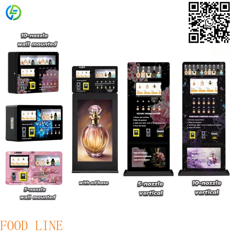 Commercial Vending Machine - Mesin Penjual Parfum Pintar yang Dipasang
