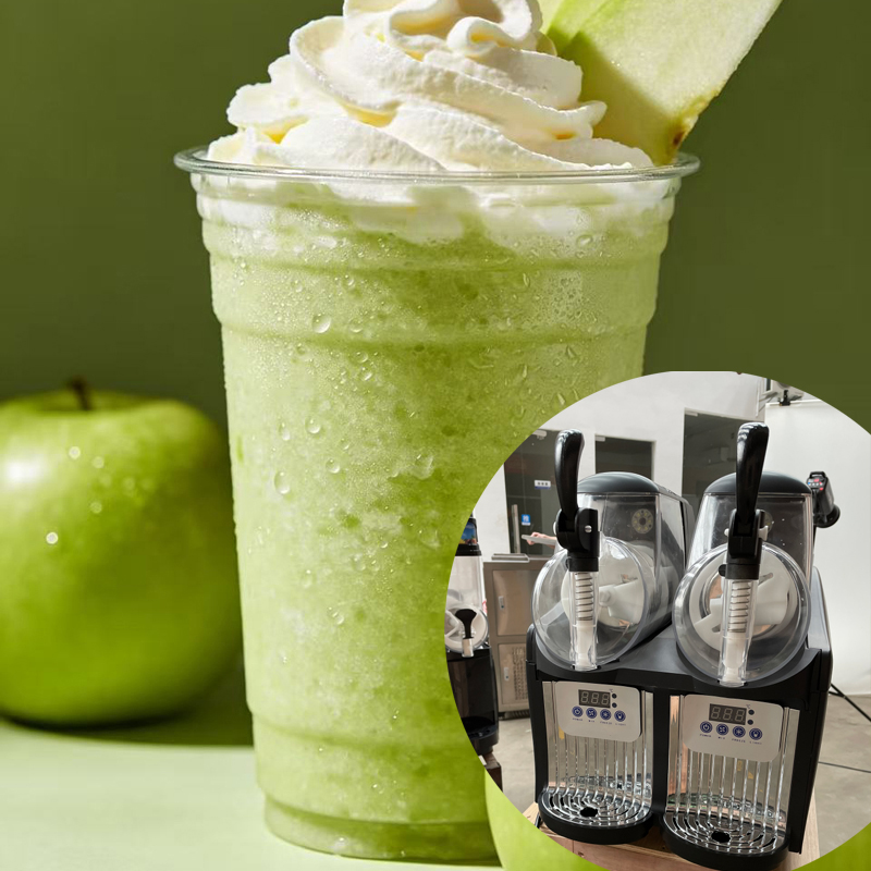 Slushie Machine Vending - Mesin Slushie Komersial 4L 2 Jar,