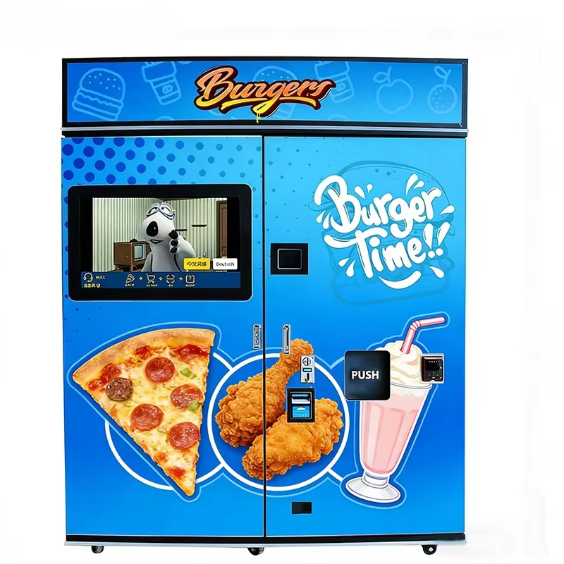 Commercial Vending Machine - Mesin Penjual Pizza Otomatis 24 Jam