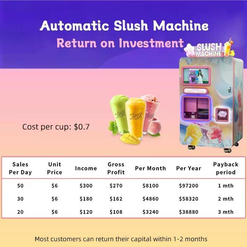 Mesin Penjual Slushie yang Dap - Slushie Machine Vending ulasan dan harga