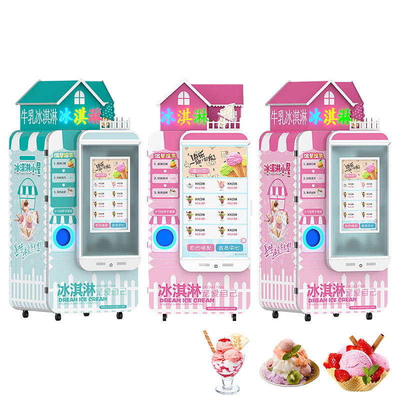 Mesin Pembuat Es Krim Bisnis,  - Commercial Vending Machine ulasan dan harga