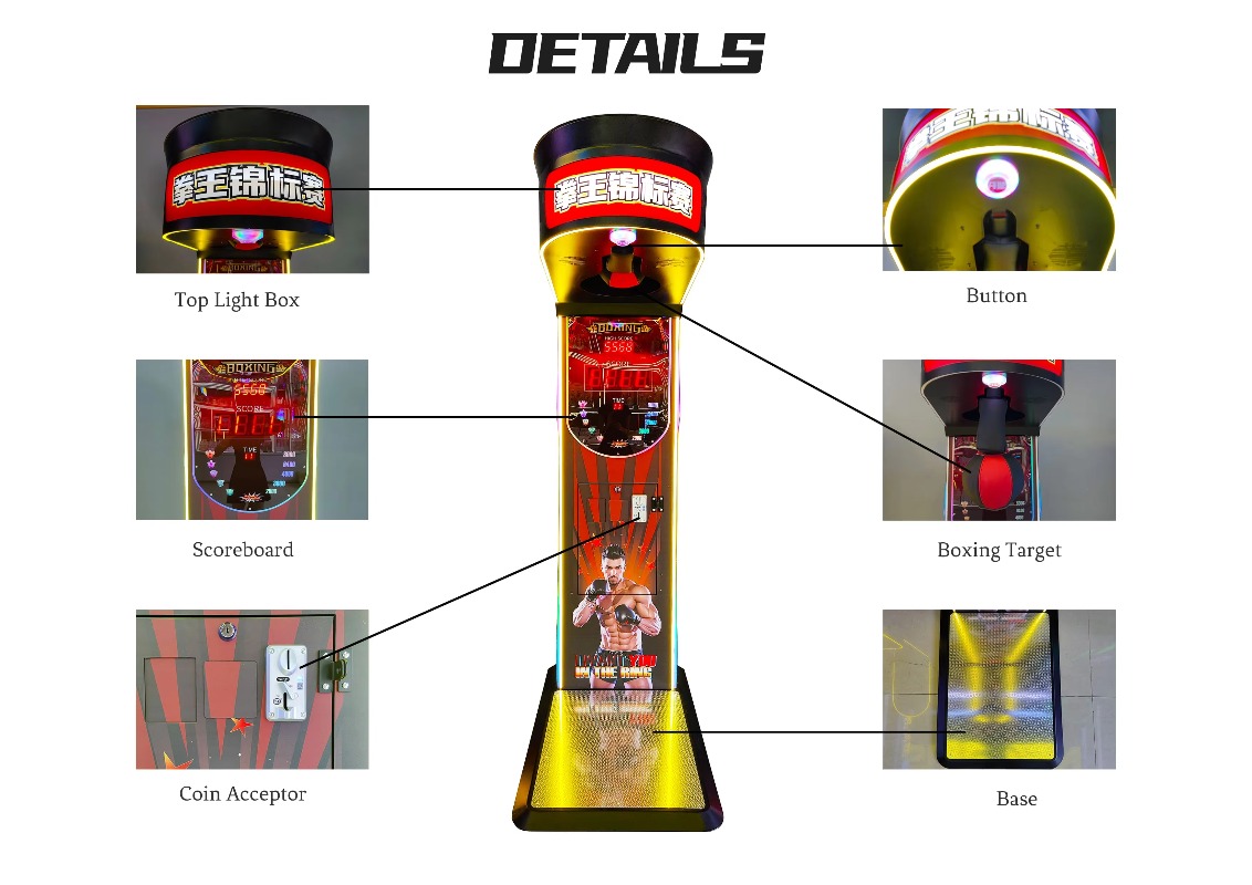 Mesin Tinju Koin untuk Hiburan - Boxing Machine Arcade ulasan dan harga