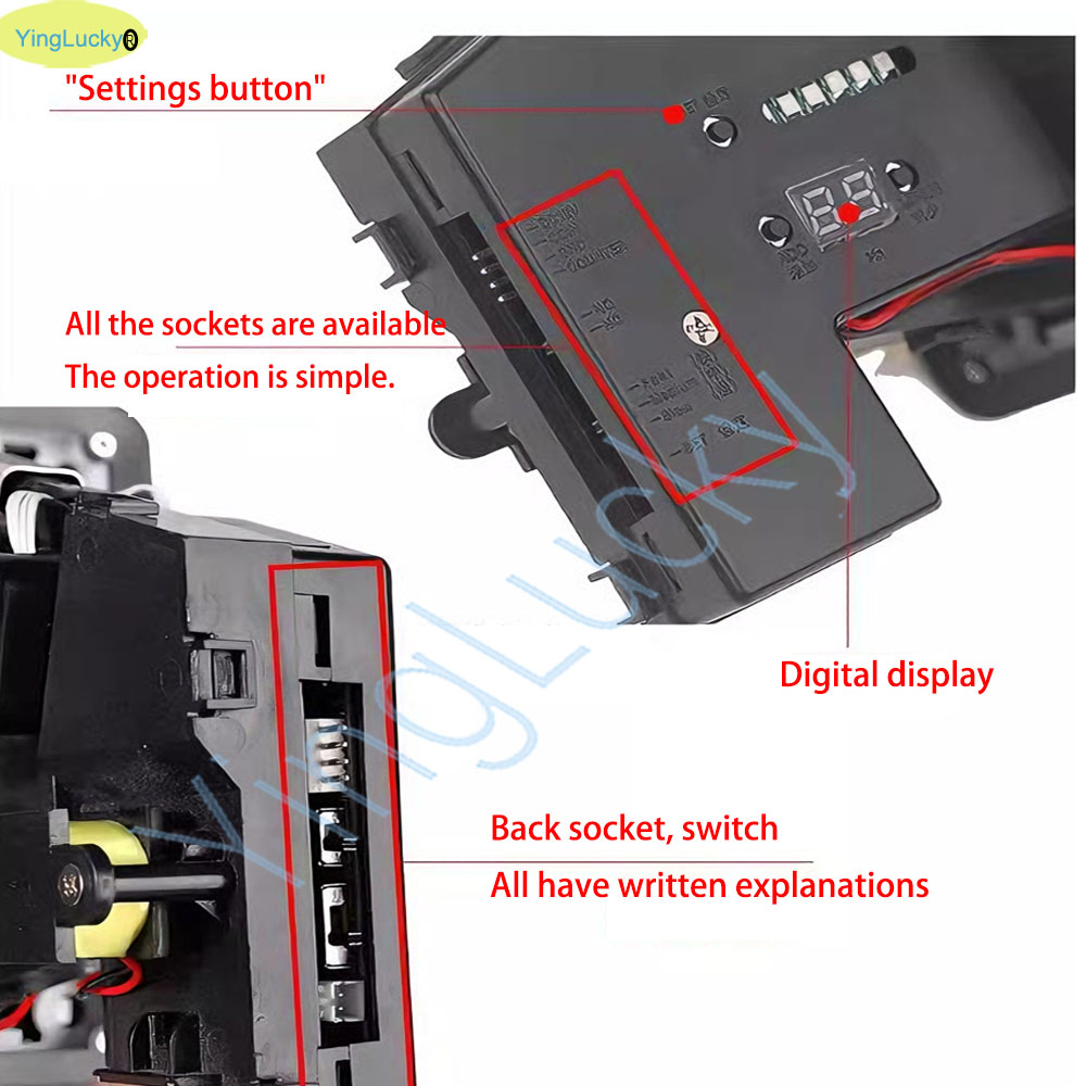 Penerima Koin Multi Warna LED, - Arcade Vending & Laundry ulasan dan harga