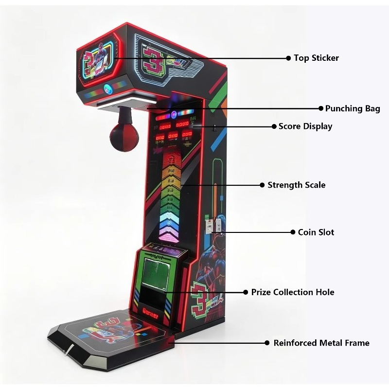 Mesin Simulator Tinju Elektron - Boxing Machine Arcade ulasan dan harga