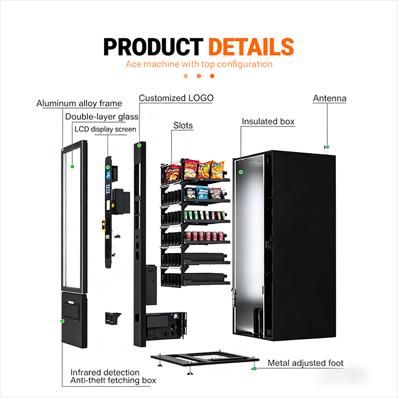 Mesin Penjual Otomatis Makanan - Commercial Vending Machine ulasan dan harga