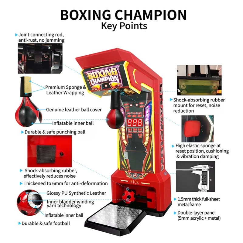 Mesin Arcade Tinju 2-in-1 yang - Boxing Machine Arcade ulasan dan harga